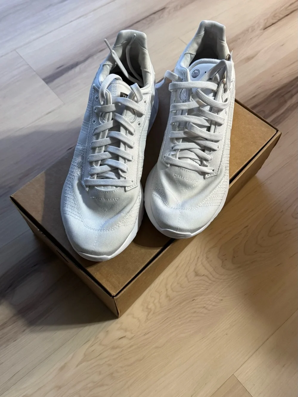 adidas Geodiver Primeblue White Chunky Sole Sneakers